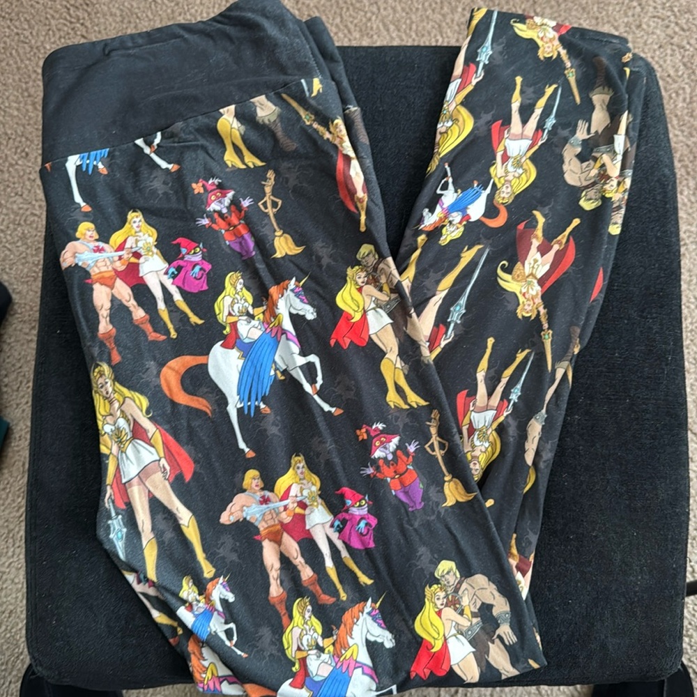 He-Man and She-Ra print leggings - plus size